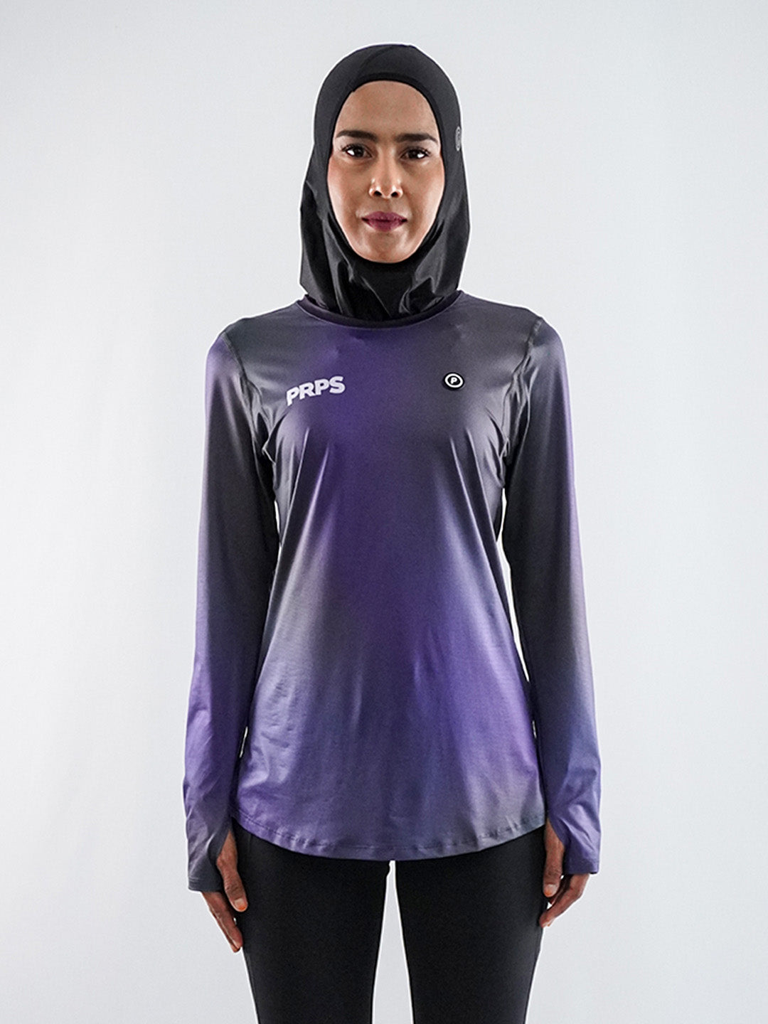 Borealis - WOMEN Hypermesh ELITE Running Long Sleeve T-Shirt (LT) (Granite)