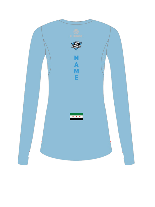 [CBP] TRIFORCE - WOMEN Hypermesh ELITE Long Sleeve T-Shirt (LT) (CUSTOMISED NAME)