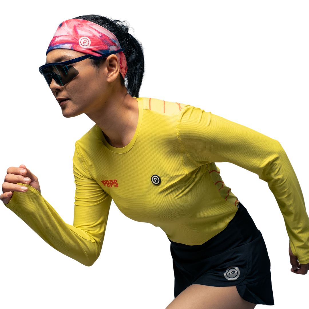 Seishin - WOMEN Hypermesh ELITE Running Top Long Sleeve (Sunburst)